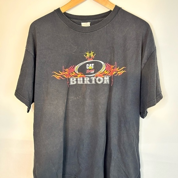 Vintage Jeff Burton #31 CAT Racing Logo T-Shirt TEE Adult Size XL RCR - Picture 3 of 7